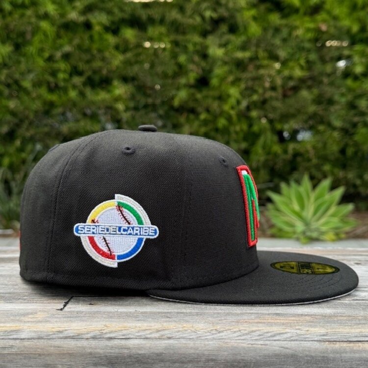 New Era Mexico 2024 Serie del Caribe Black Metallic Logos
