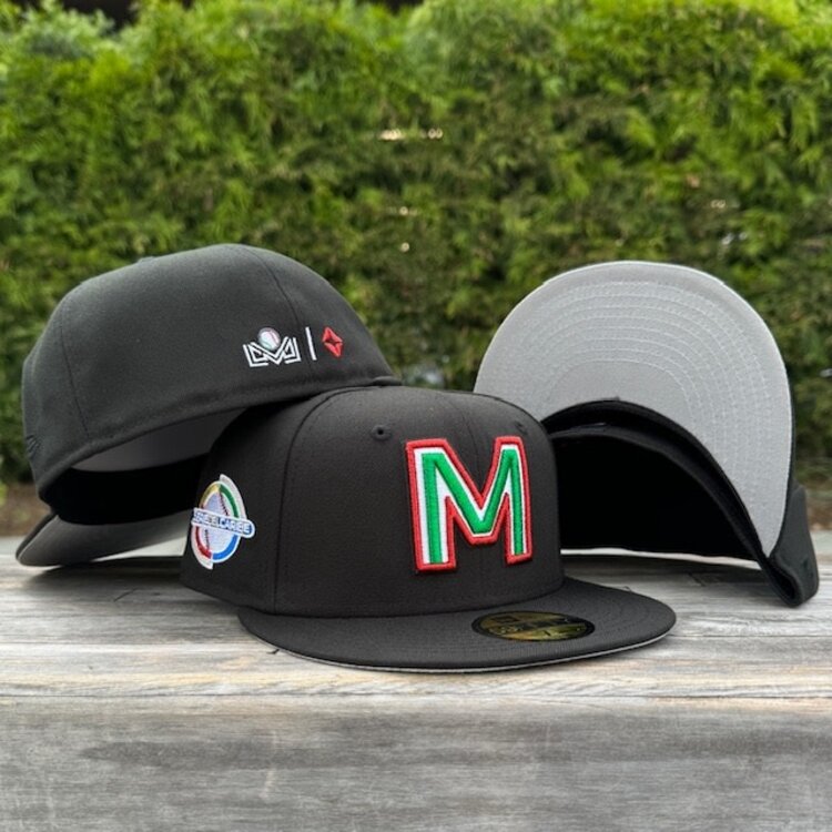 New Era Mexico 2024 Serie del Caribe Black Metallic Logos