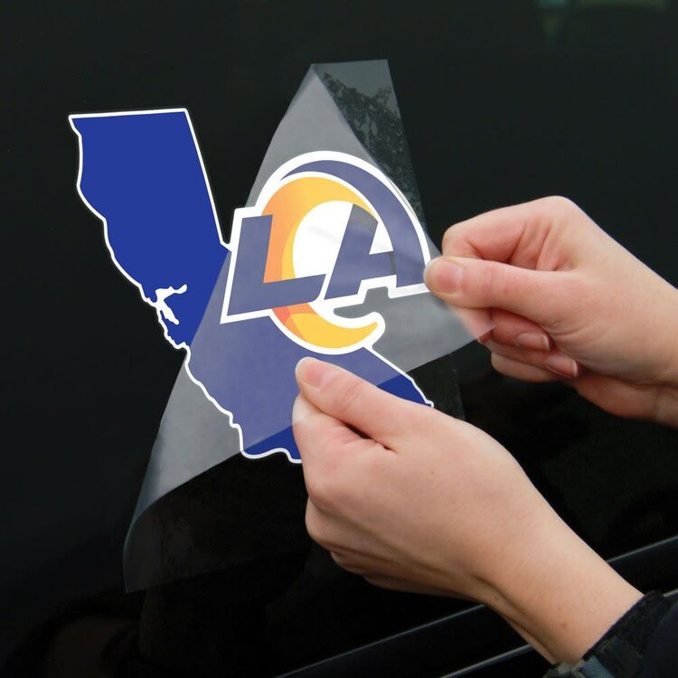 Wincraft Big Decal 8" x 8" NFL Los Angeles Rams State