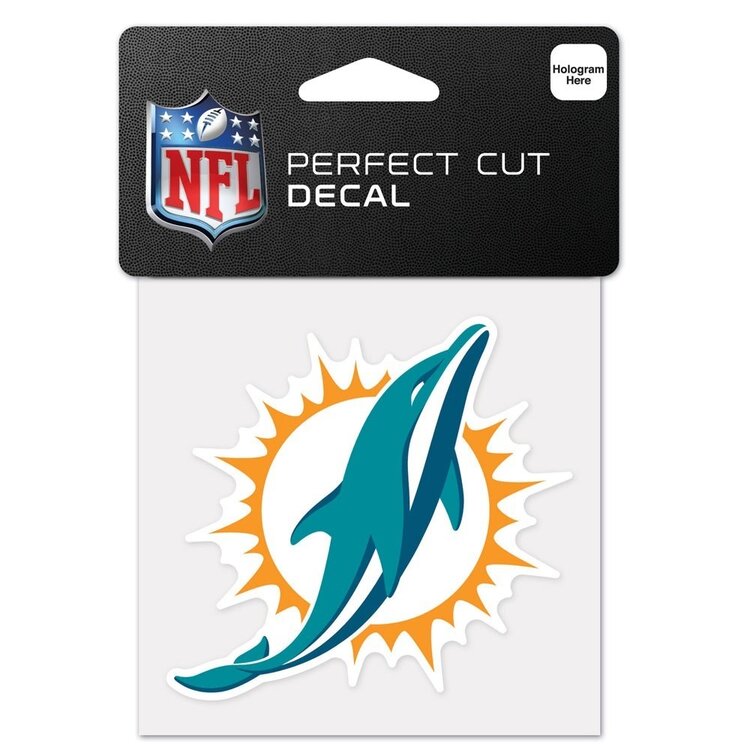 Wincraft Small Decal 4"x4" NFL Miami Dolphins