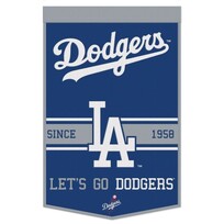 Wincraft LA Dodgers Wool 24"x38" Let's Go Dodgers Banner