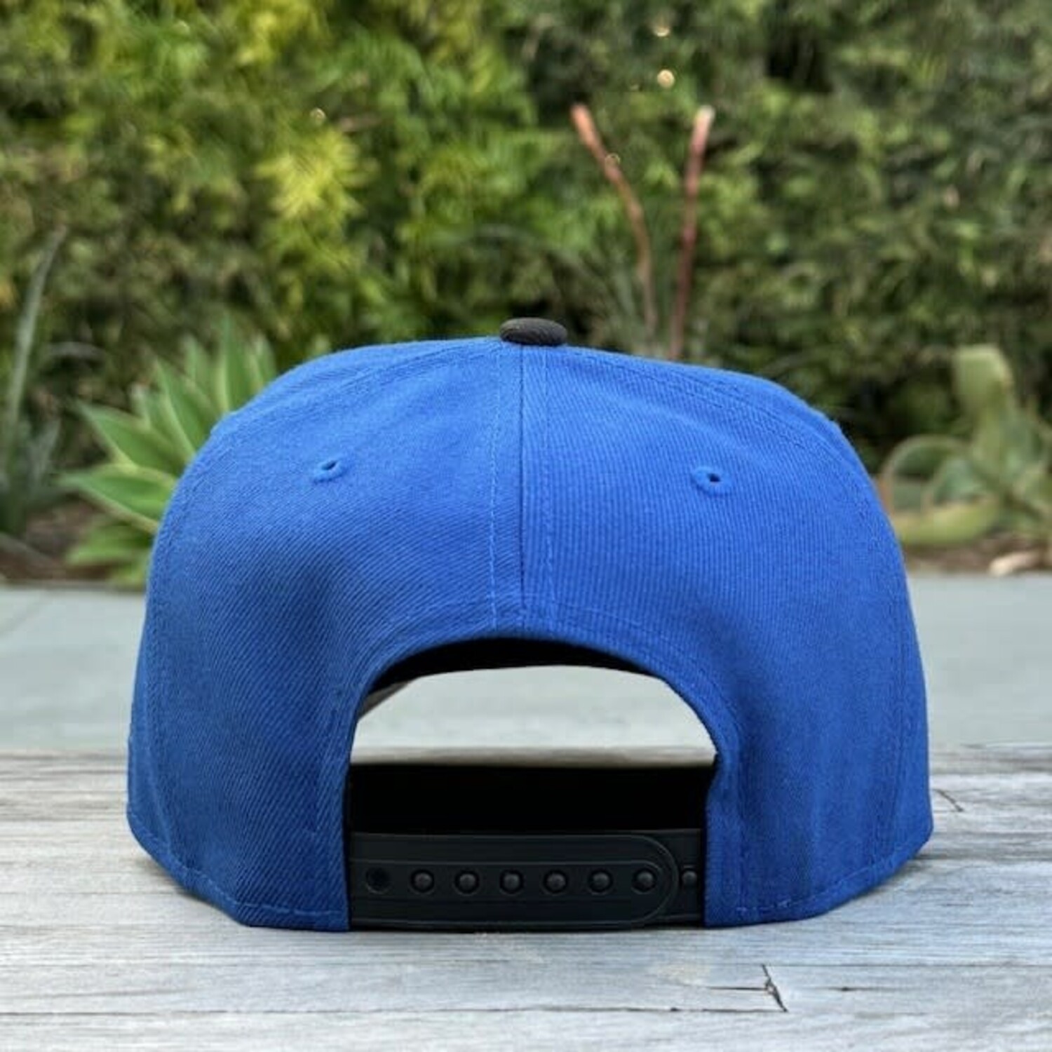 SD Padres Indigo/Black White Outline 940 A-Frame Snapback - The