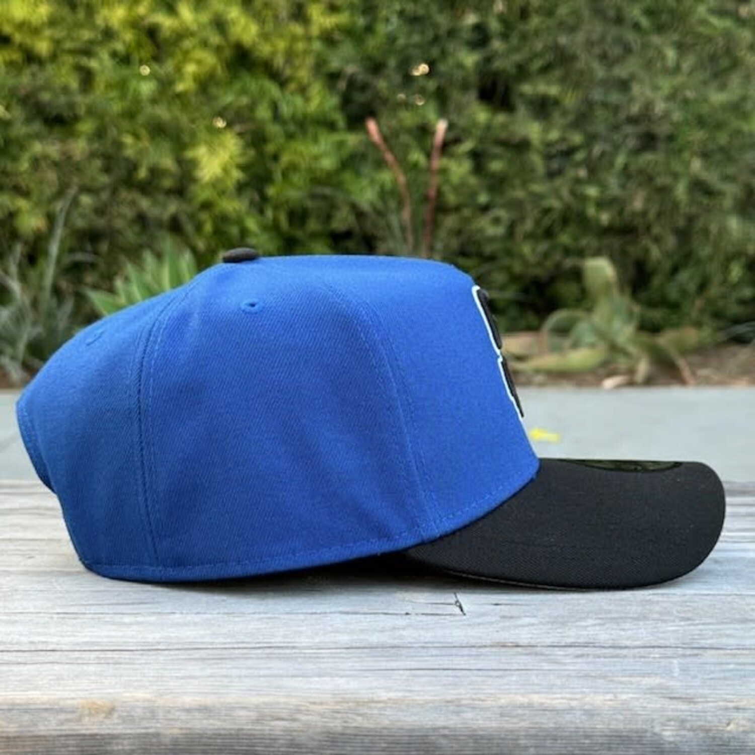 Casquette Donut Media Snapback - Bleu/marron, Bord Souple - Auto/tuning