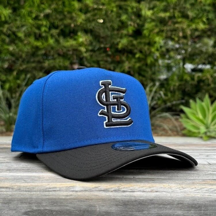 New Era St. Louis Cardinals Indigo/Black White Outline 940 A-Frame