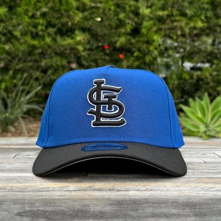 New Era St. Louis Cardinals Indigo/Black White Outline 940 A-Frame