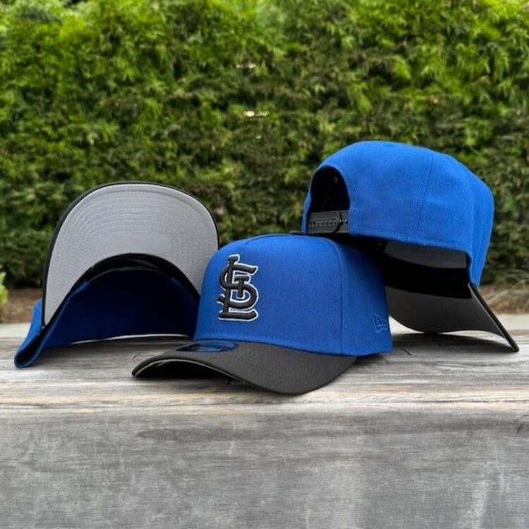 New Era St. Louis Cardinals Indigo/Black White Outline 940 A-Frame