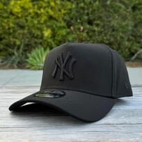 New Era NY Yankees Black Black 940 A-Frame
