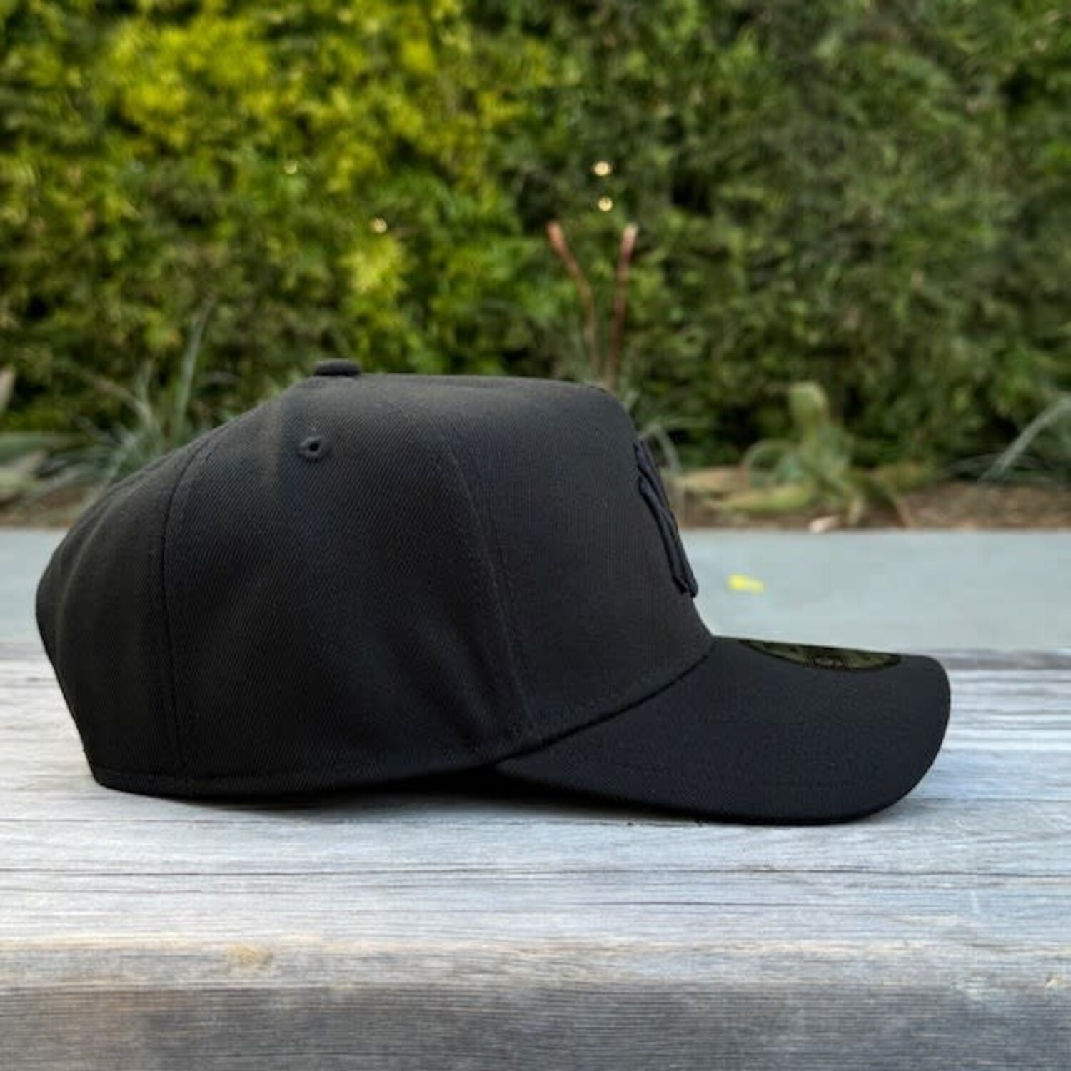 NY Yankees Black Black 940 A-Frame Snapback - The Locker Room of