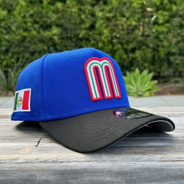 New Era Mexico "M" Royal/Black 940 A-Frame