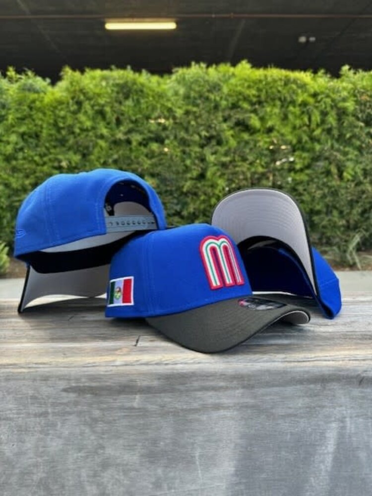 New Era Mexico "M" Royal/Black 940 A-Frame