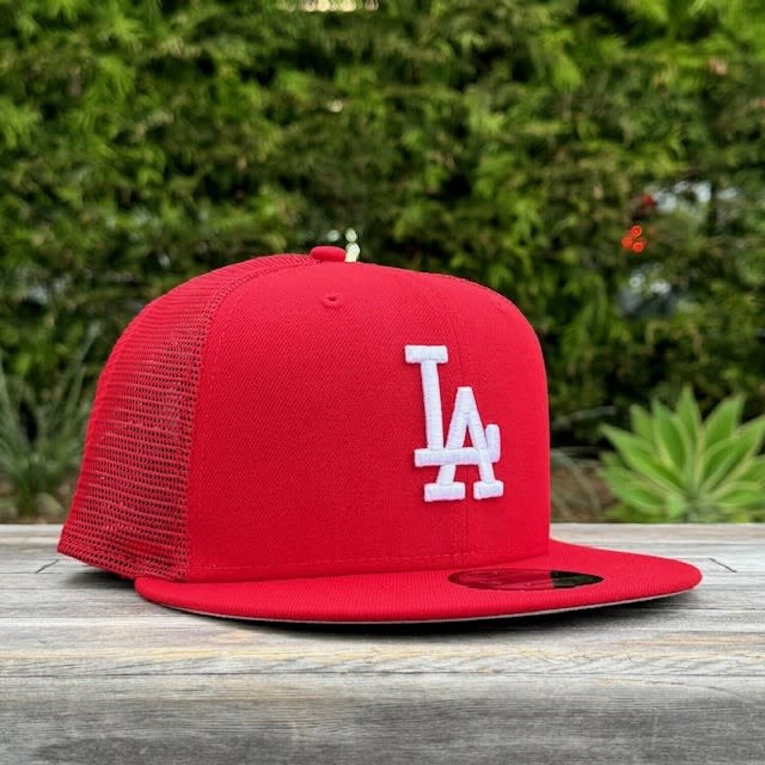 Red la snapback hat clearance
