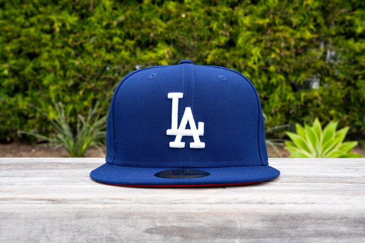 New Era LA Royal White "LA" Red UV