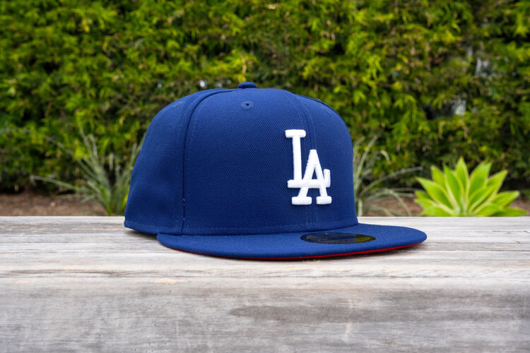 New Era LA Royal White "LA" Red UV