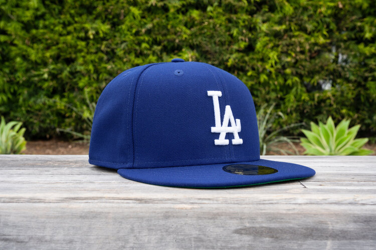 New Era LA Royal White OG Green UV