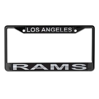 Wincraft Rams Black Metal License Plate Frame