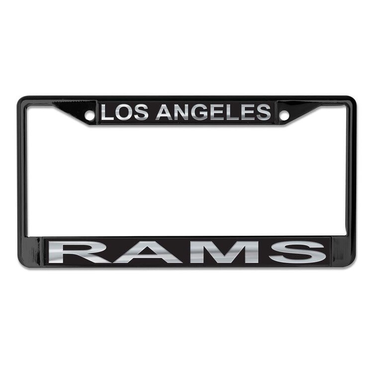 Wincraft Rams Black Metal License Plate Frame