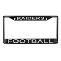 Wincraft Raiders  SL Black Metallic License Plate Frame