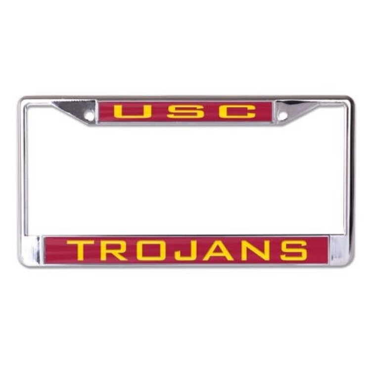 Wincraft USC Trojans Chrome Acrylic License Plate Frame