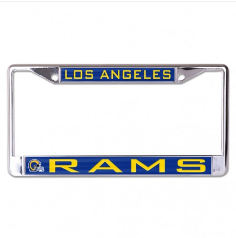 Wincraft Rams Retro Chrome License Plate Frame