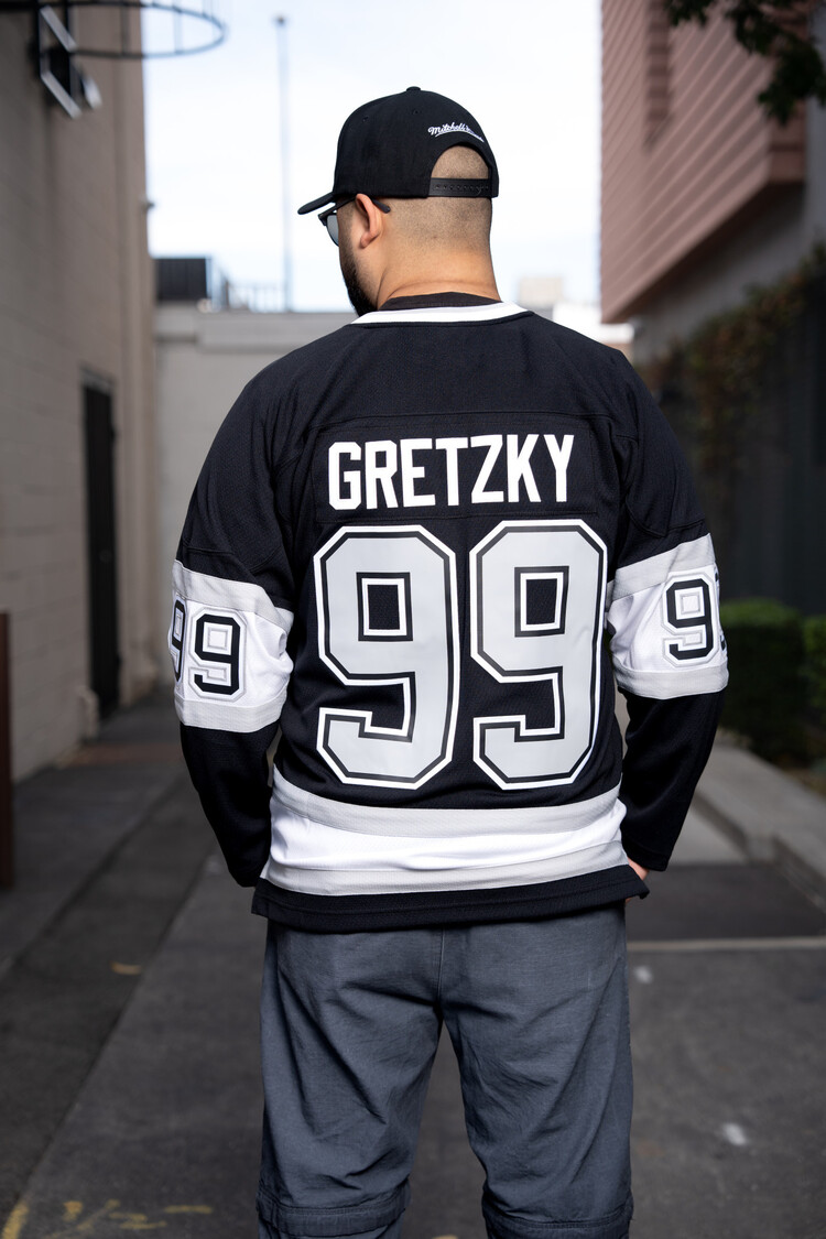 Mitchell and Ness NHL LA Kings 1992 Wayne Gretzky #99 Jersey Black