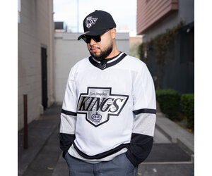 LA Kings M Alt Authentic Jersey White The Locker Room of Downey