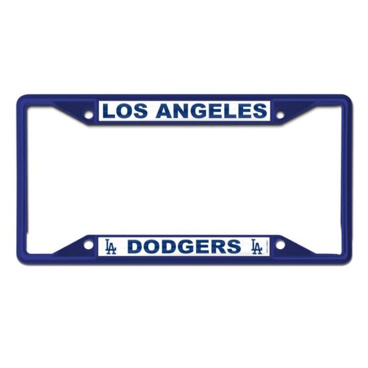 Wincraft Dodgers License Plate Frame Blue/White
