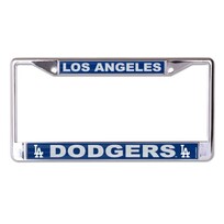 Wincraft Dodgers License Plate Frame Chrome Blue