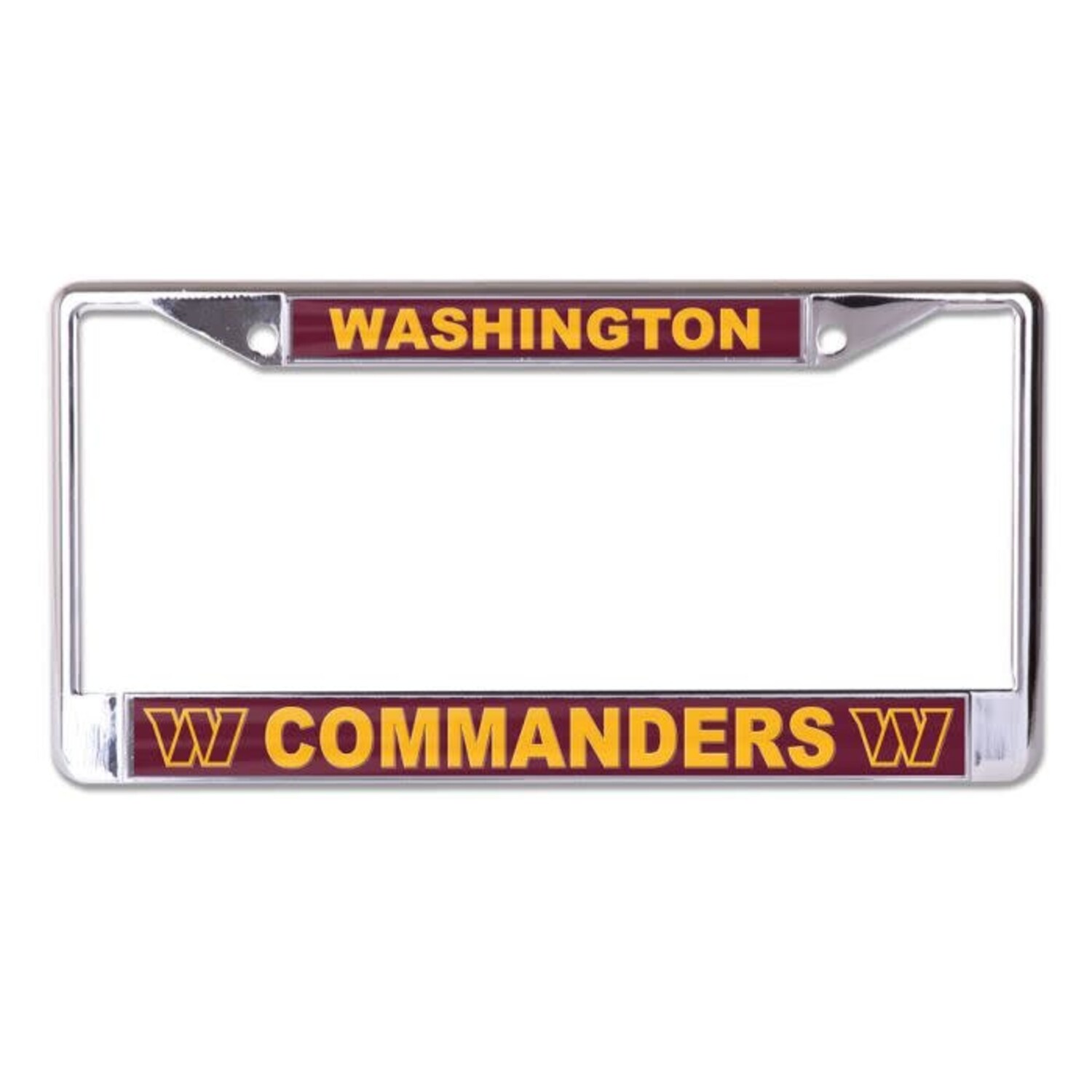 Washington Commanders Chrome Team Color Acrylic Inserts License