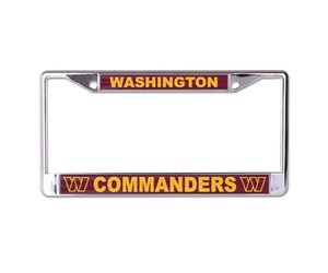 Washington Commanders Chrome Team Color Acrylic Inserts License