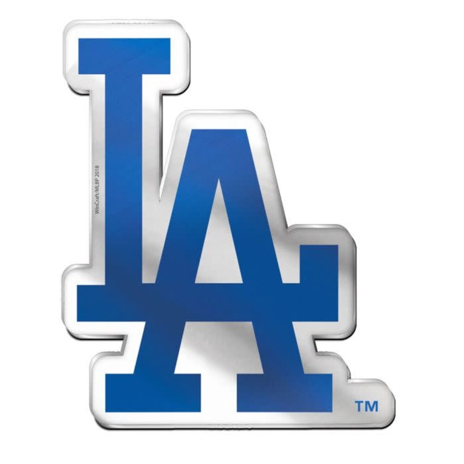 LA Dodgers LA Acrylic Auto Emblem - The Locker Room of Downey
