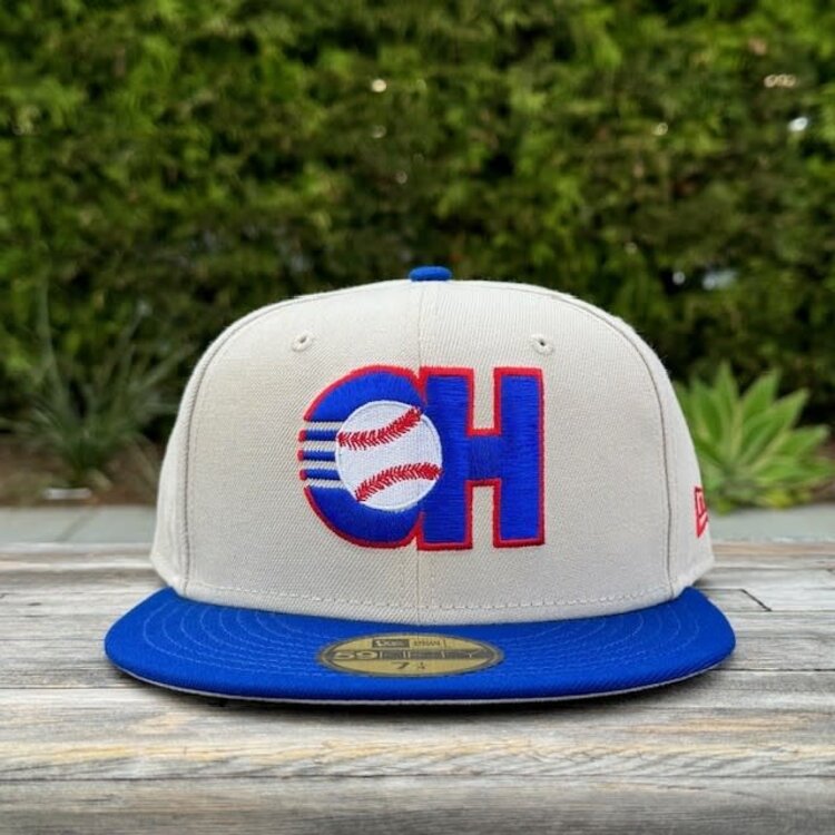 New Era Charros Stone/Royal Retro Logo