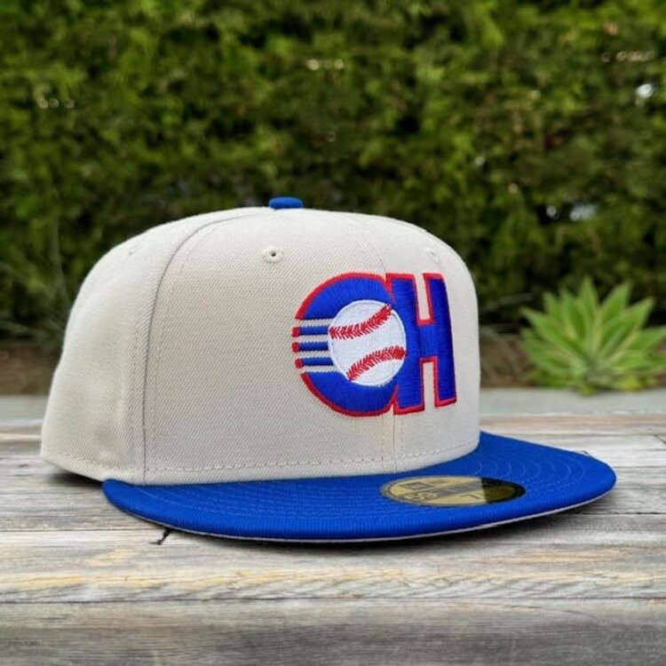 New Era Charros Stone/Royal Retro Logo