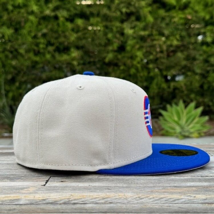 New Era Charros Stone/Royal Retro Logo