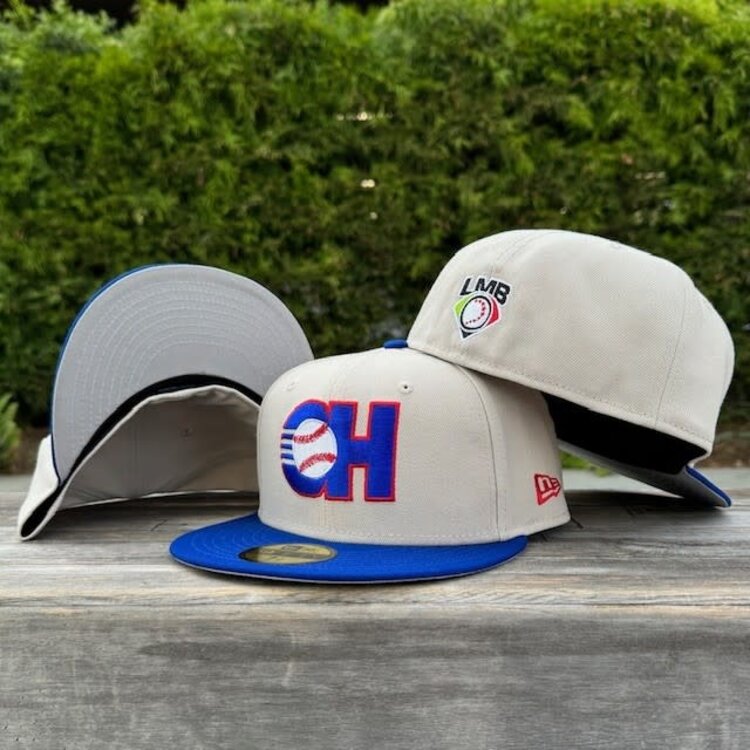 New Era Charros Stone/Royal Retro Logo