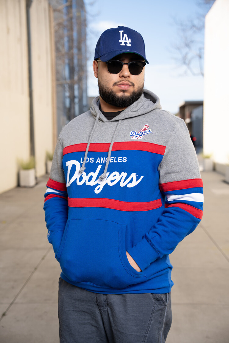 Mitchell and Ness LA Dodgers Mitchell & Ness Head Coach Hoodie