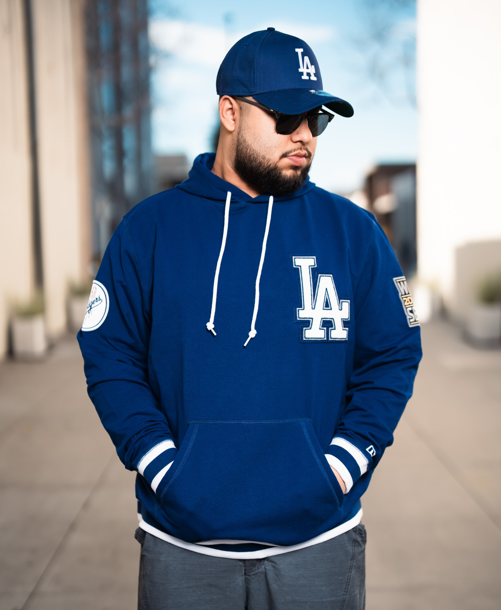 New era dodgers hoodie online