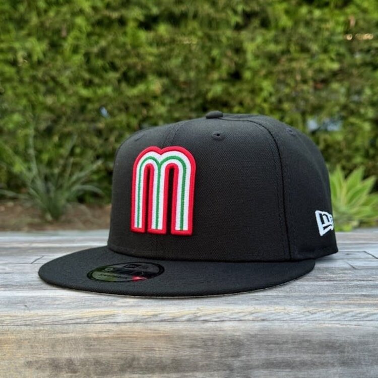 New Era Mexico Black Team "M" w/Flag 950