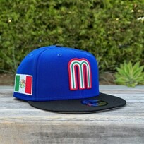 New Era Mexico Royal/Black "M" w/Flag 950 Snapback