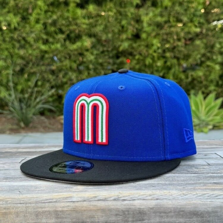 New Era Mexico Royal/Black "M" w/Flag 950 Snapback