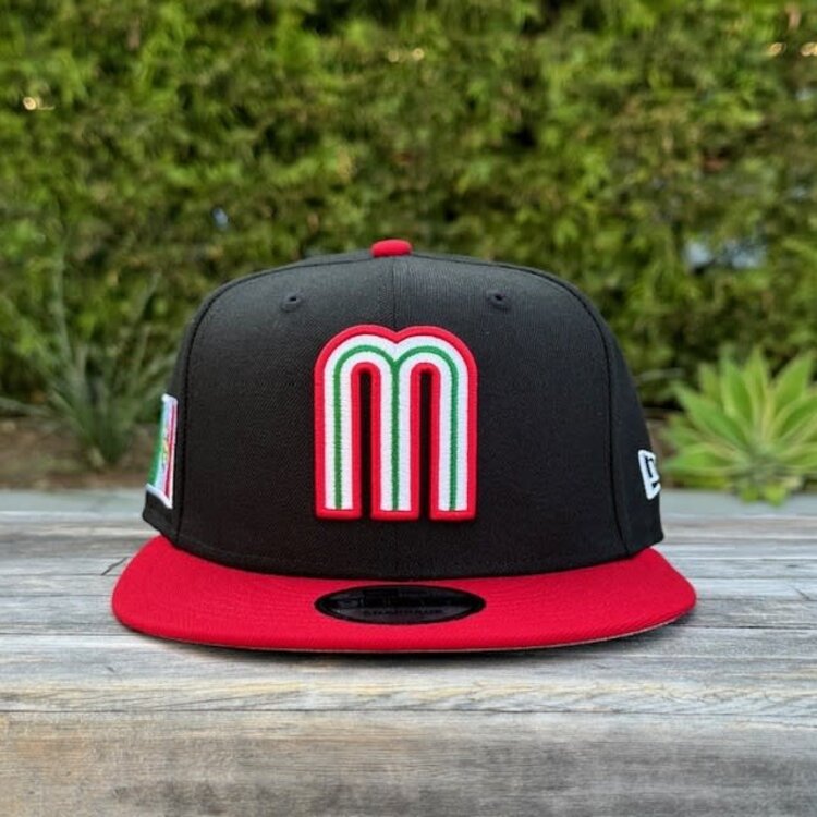 New Era Mexico Black/Red "M" w/Flag 950