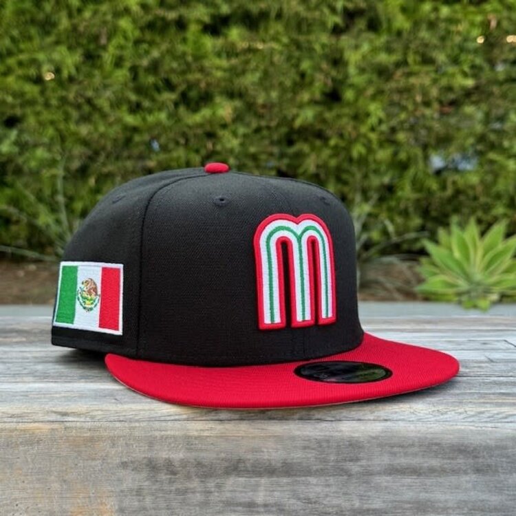 New Era Mexico Black/Red "M" w/Flag 950