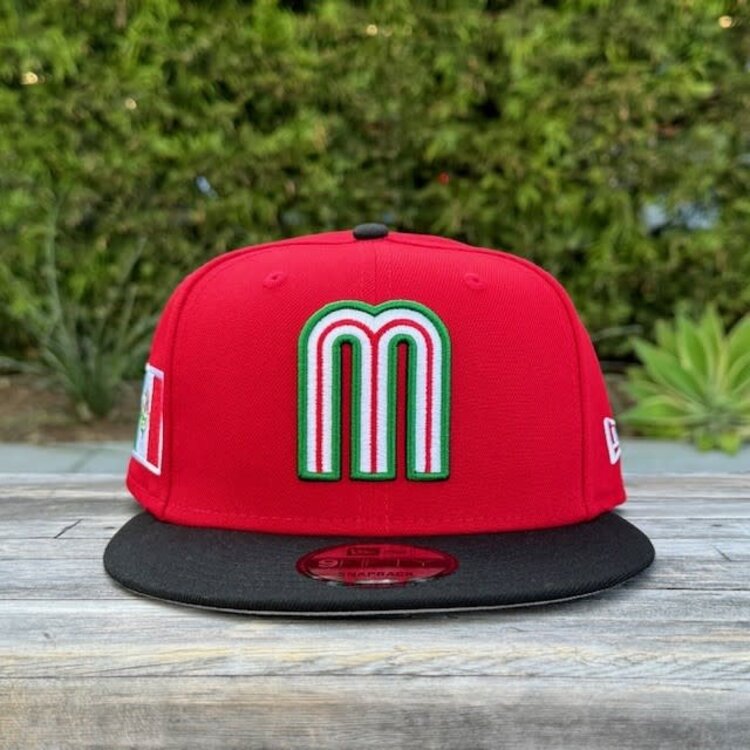 New Era Mexico Red/Black "M" w/Flag 950