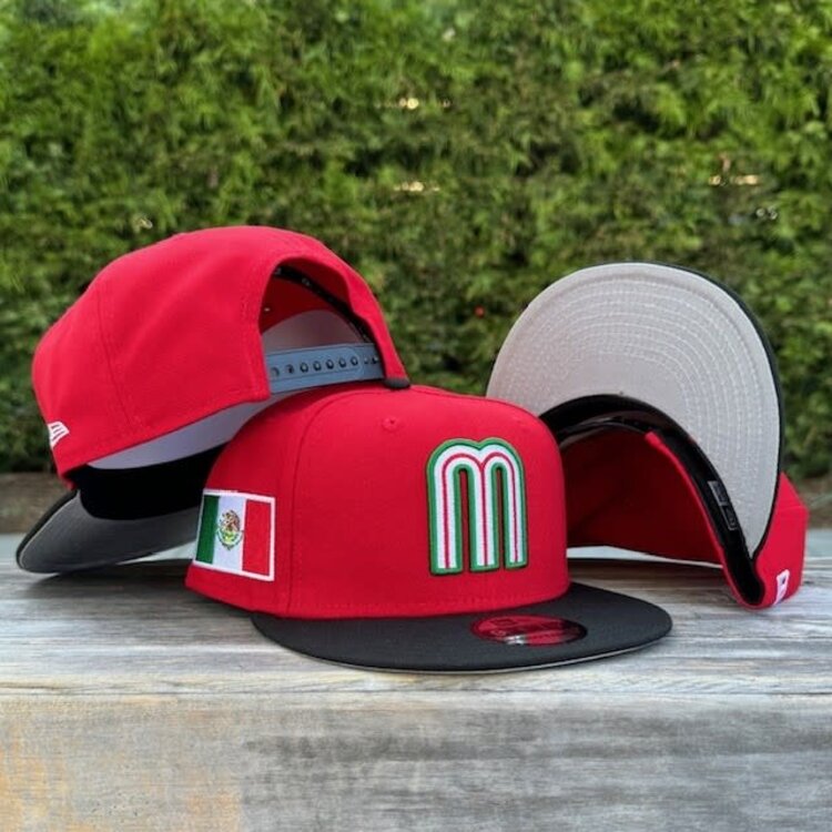 New Era Mexico Red/Black "M" w/Flag 950
