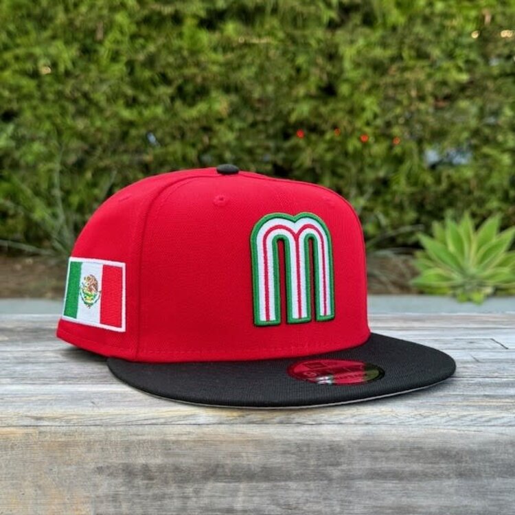 New Era Mexico Red/Black "M" w/Flag 950