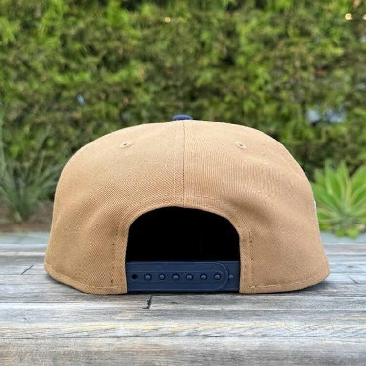 New Era Mexico Khaki/ Navy "M" w/Flag 950 Snapback