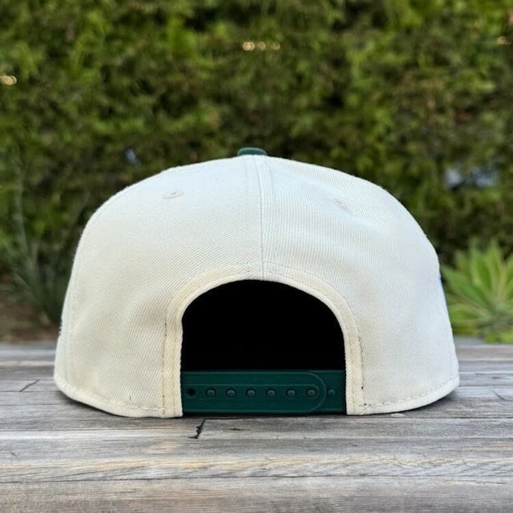 New Era Mexico Ivory/ Dark Green "M" w/Flag 950 Snapback