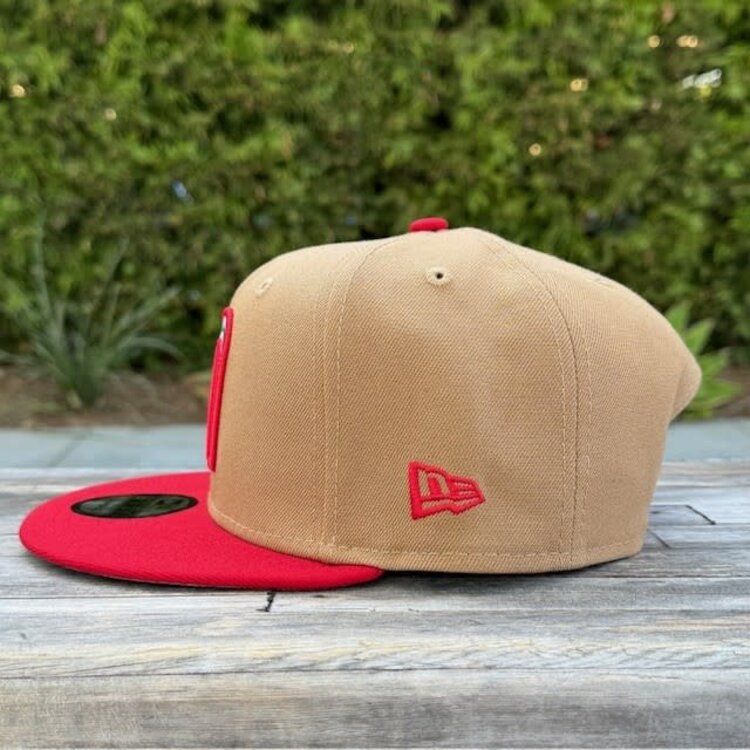 New Era Mexico Khaki/ Red "M" w/Flag 950 Snapback