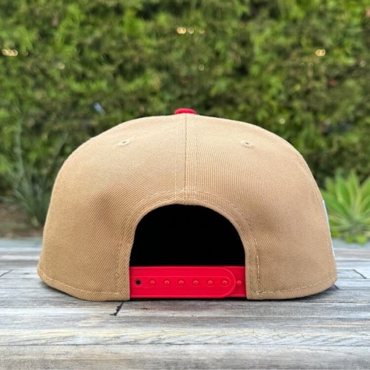 New Era Mexico Khaki/ Red "M" w/Flag 950 Snapback
