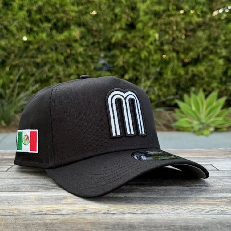 New Era Mexico Black White 940 A-Frame