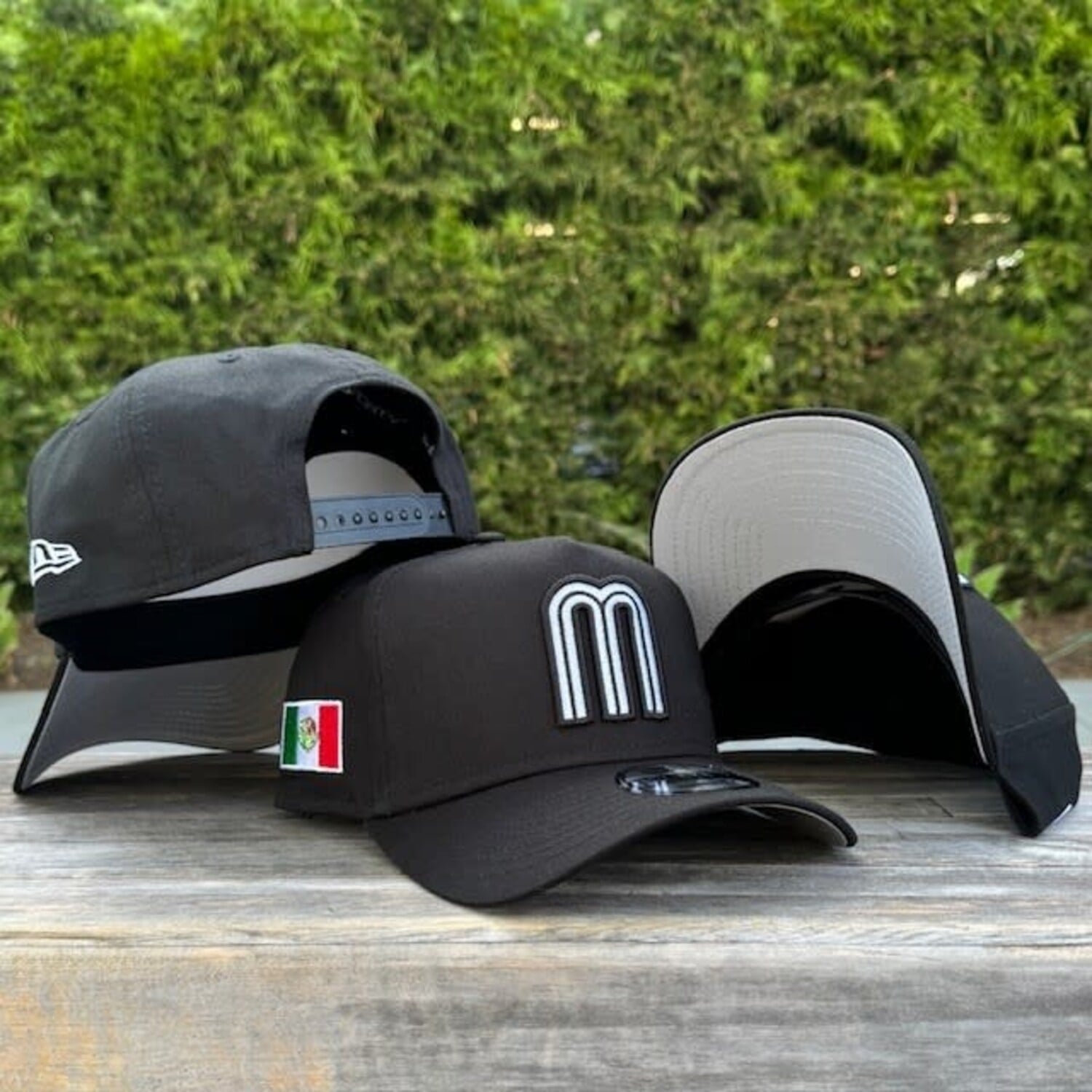 Mexico Black White 940 A-Frame Snapback - The Locker Room of Downey